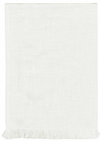 White Kitchen Towel with Fring