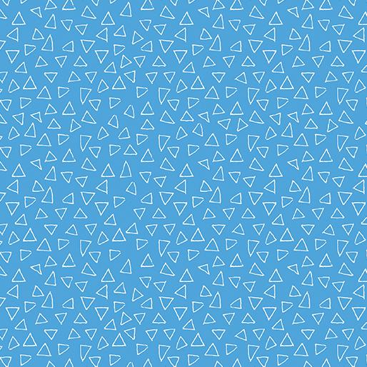 Floating Triangles Blue