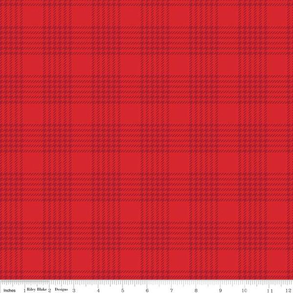 Peace On Earth Red Plaid