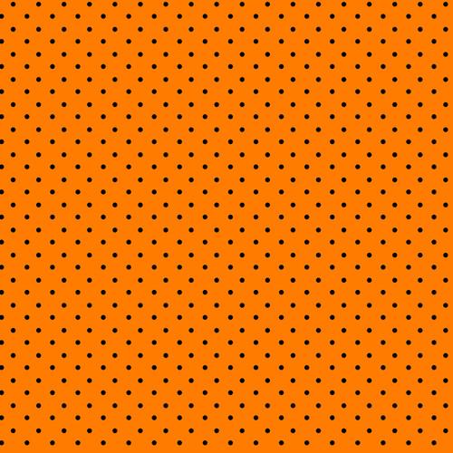 Pricilla Dots Orange/Black