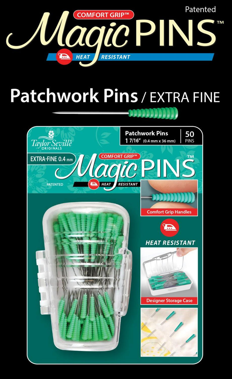 Magic Pins Patchwork Ex Fine 50Ct