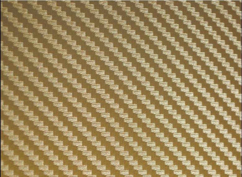 Gold Carbon Fiber Marine Vinyl