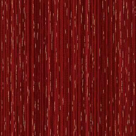 Holiday Wishes Stripe Scarlet/Gold