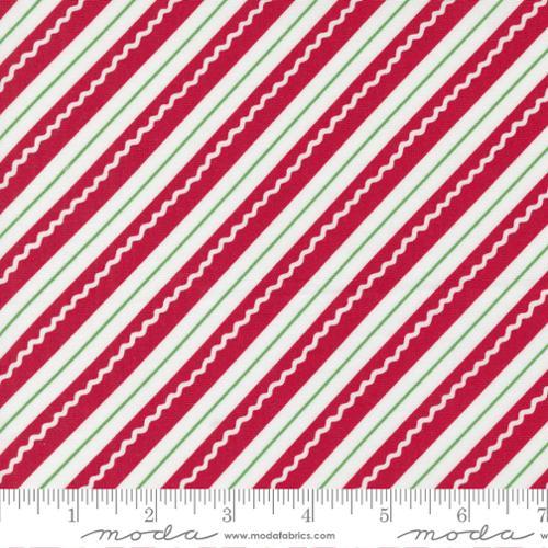 Reindeer Games Candy Cane Stripes Red