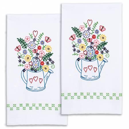 Watering Can Decorative Hand Towels